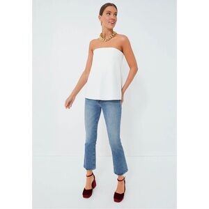 Tuckernuck NWT Marin crepe top ivory